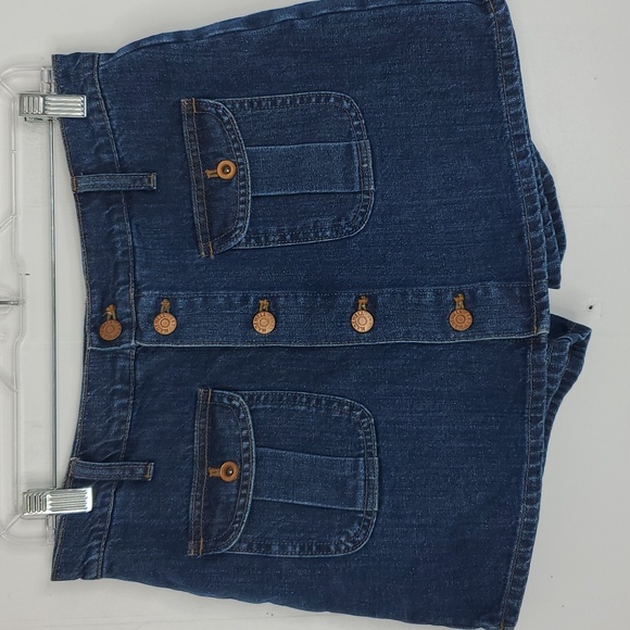 Madewell Pants - Madewell Denim Jean Shorts Skort Button Front Shorts Cotton HIgh Rise WOmens 27